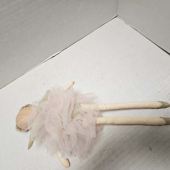 Mon Ami Designs Anna Angel Grace Soft Pink Gold Plush Decor Tree Sitter Doll - Picture 7 of 8